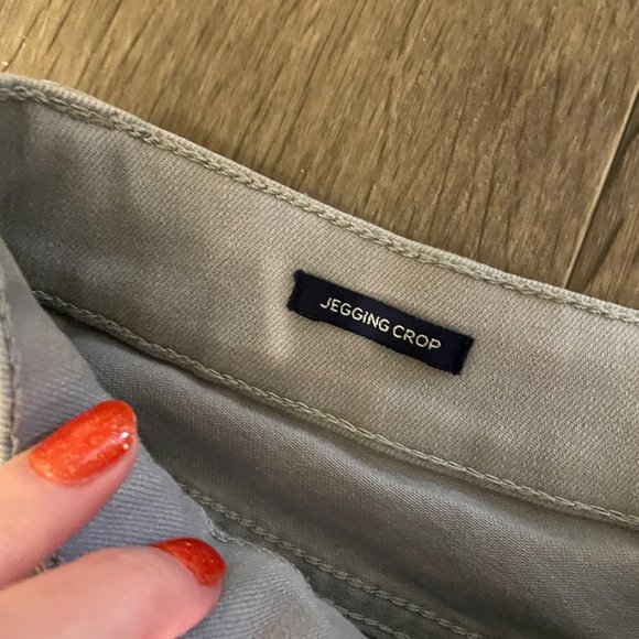 Talbots Simply Flattering 6P Gray Jegging Crop Ankle Jeans Pants - Picture 4 of 8